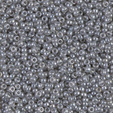 11/0 Miyuki Seed Beads Silver Grey Ceylon #0526